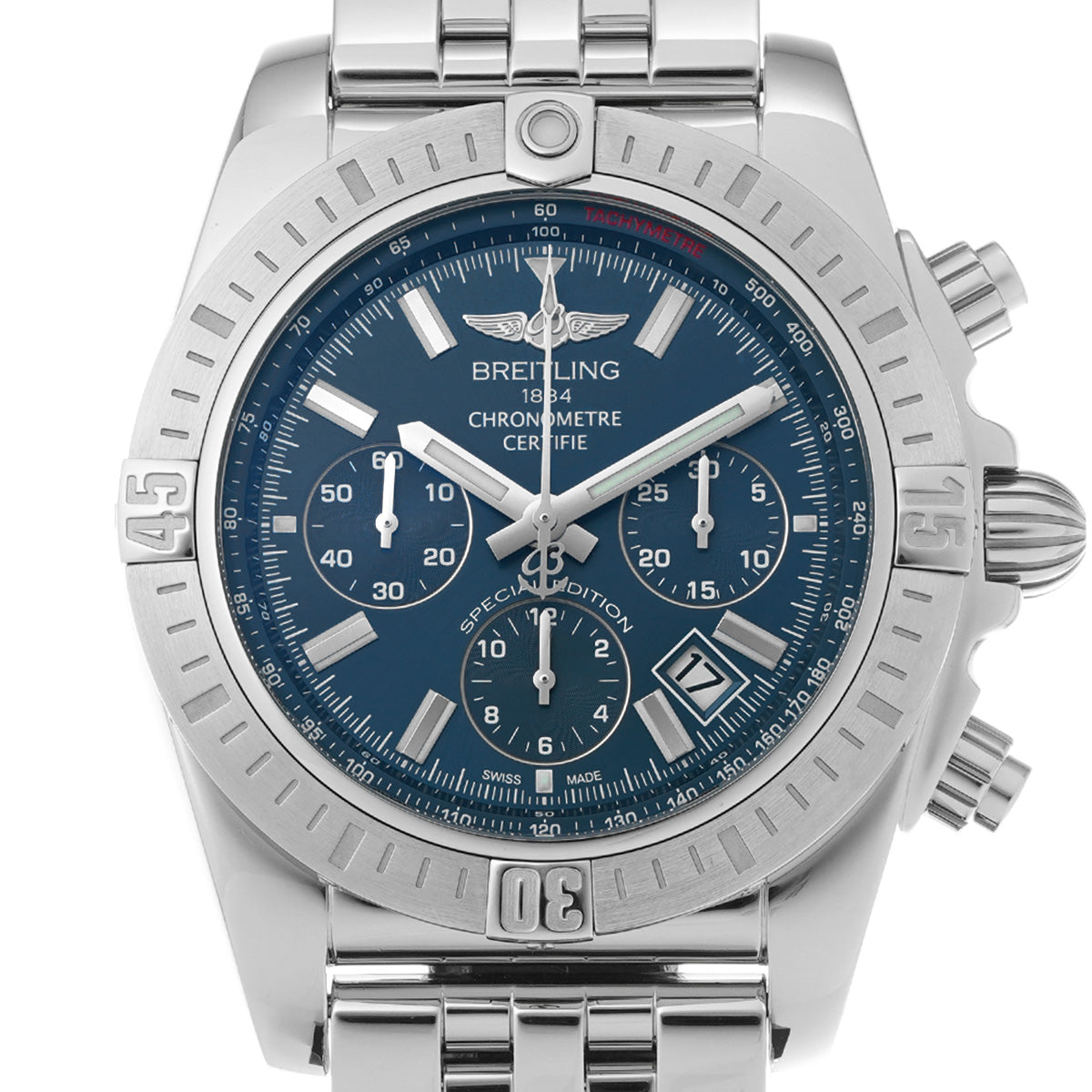 Chronomat 44 Special AB011511/C956 Blue BREITLING Men's [Pre-Owned].