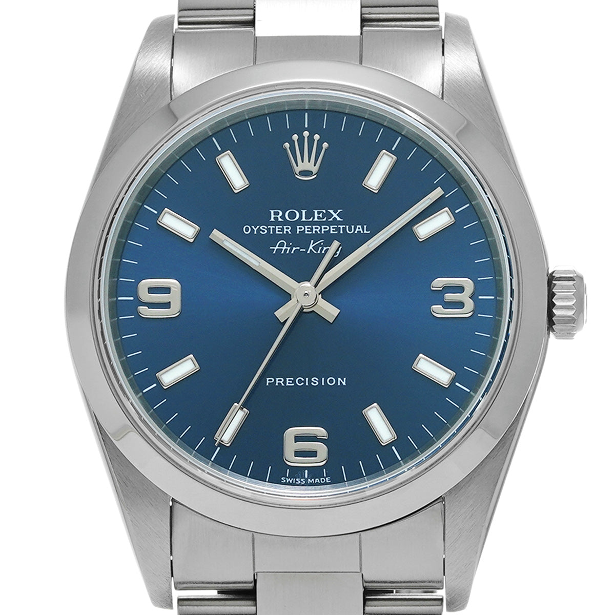 Air-King 14000M D (manufactured circa 2005) Blue ROLEX Men's [Pre-Owned].