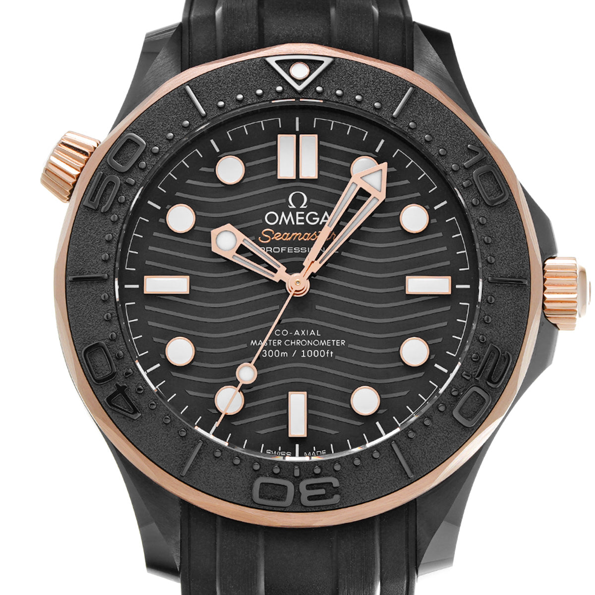 Seamaster Diver 300 Co-Axial Master Chronometer 210.62.44.20.01.001 Black OMEGA Men's [Pre-Owned].