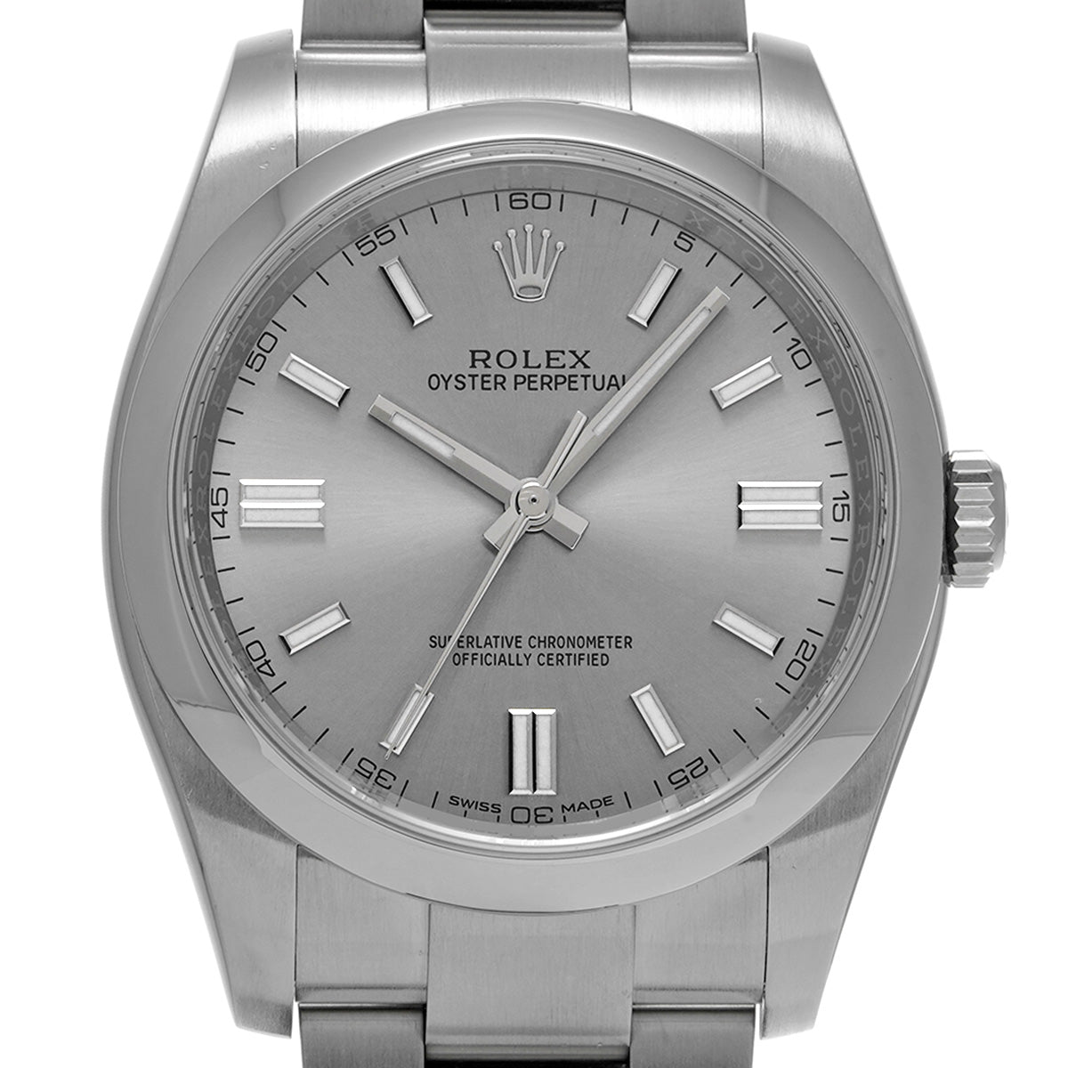 Oyster Perpetual 116000 Random Serial Gray ROLEX Men's [Pre-Owned].