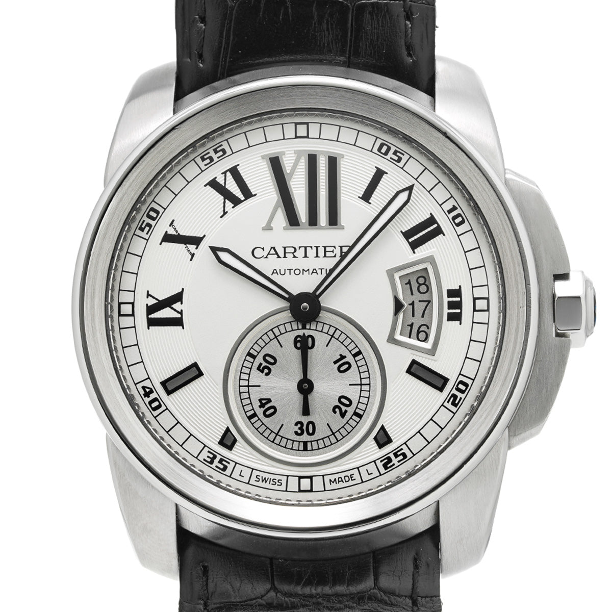 Calibre de Cartier W7100037 Silver CARTIER Men's [Pre-owned].