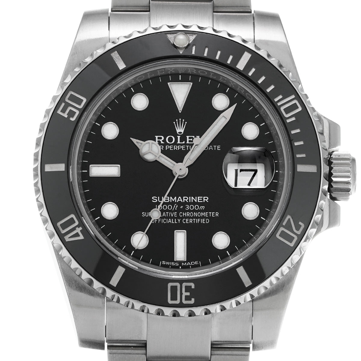 Submariner Date 116610LN Random Serial Black ROLEX Men's [Pre-Owned].