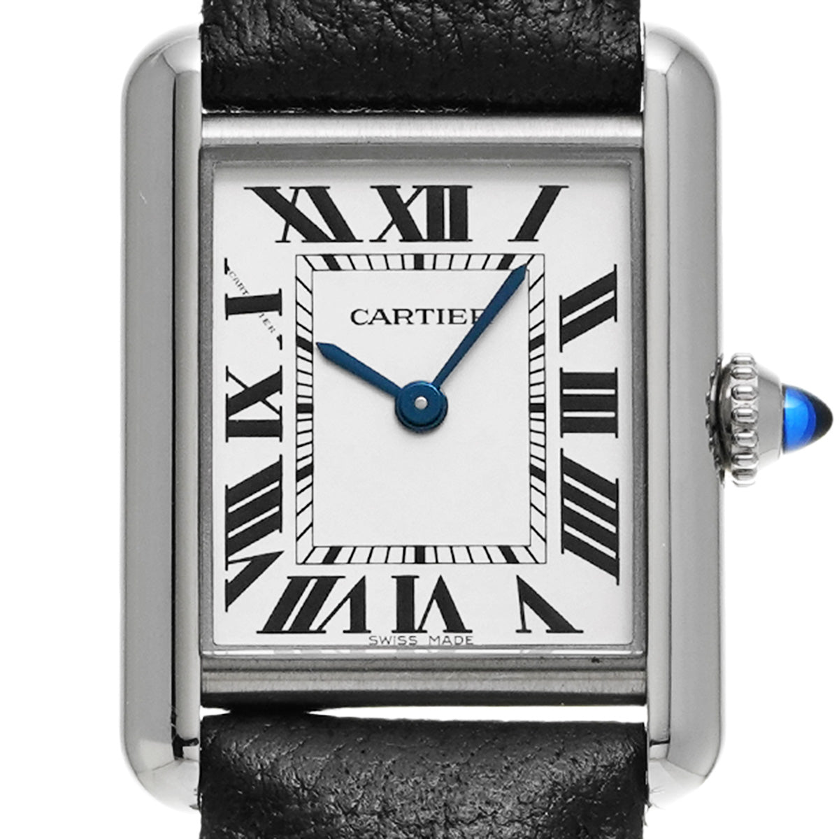 Tank Must SM WSTA0042 Silver CARTIER Ladies [Pre-owned]