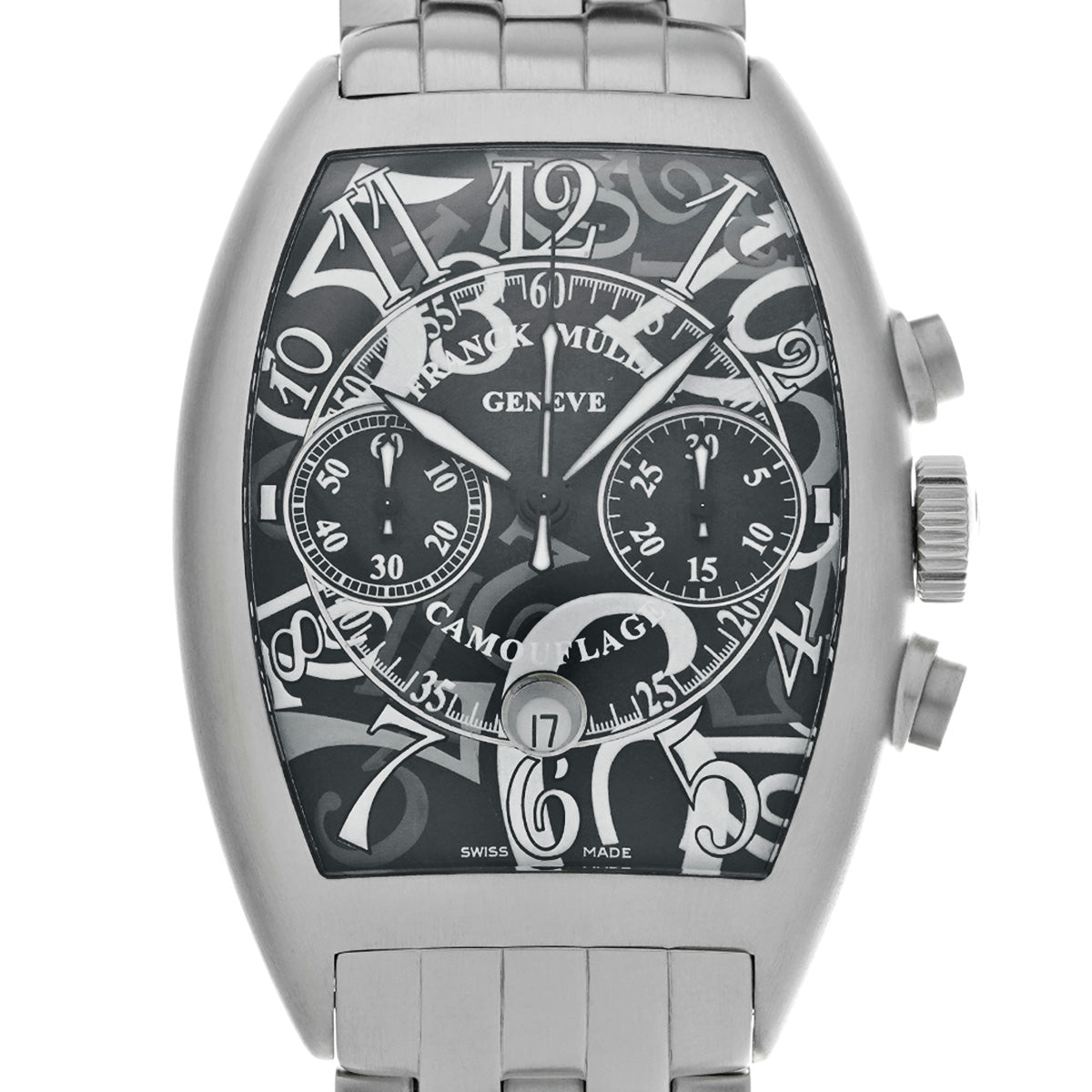 Casablanca Camouflage 8883CCCDTBR CAMOUFLAGE AC Gray FRANCK MULLER Men's [Pre-owned]