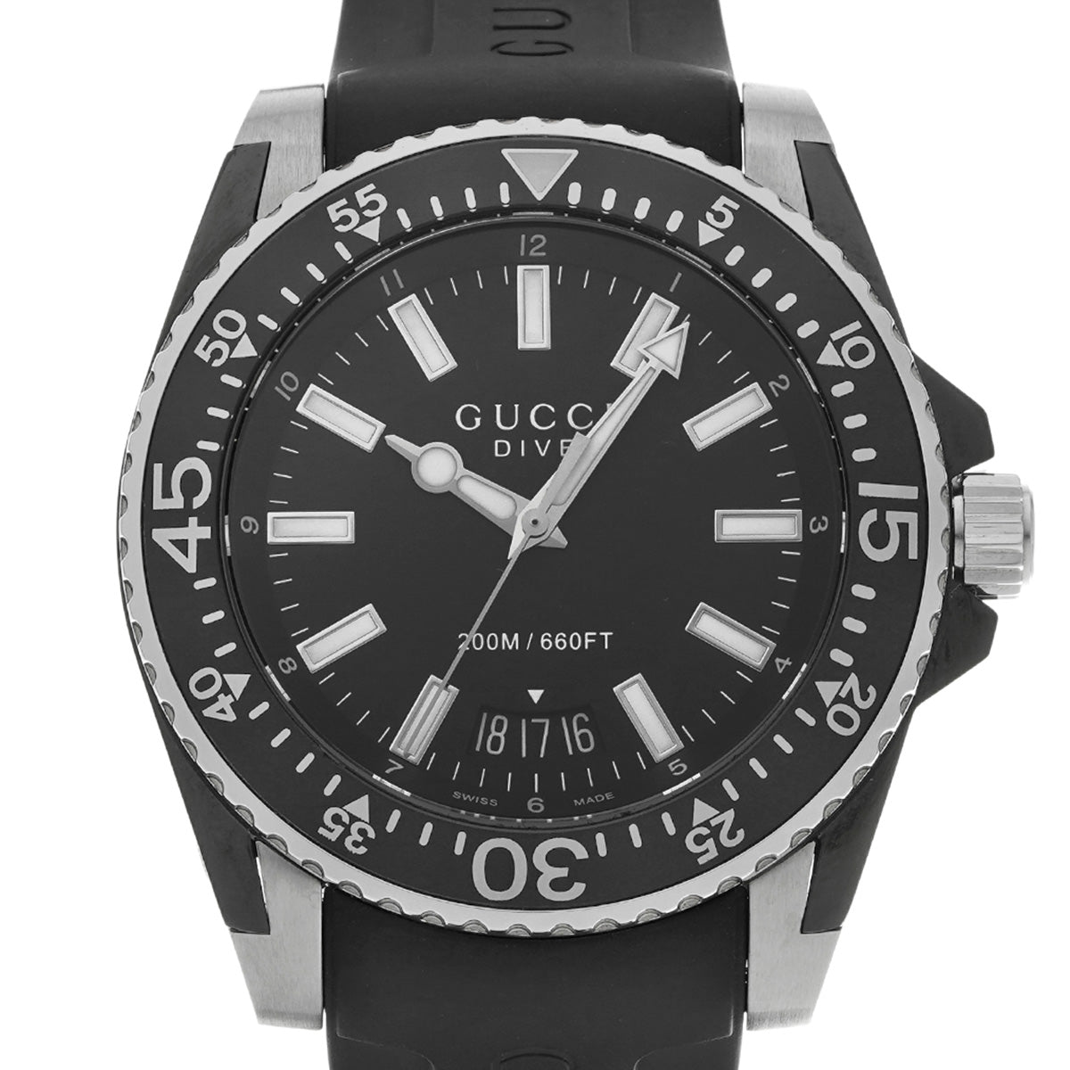 Dive 136.2 Black GUCCI Men's [Pre-owned].