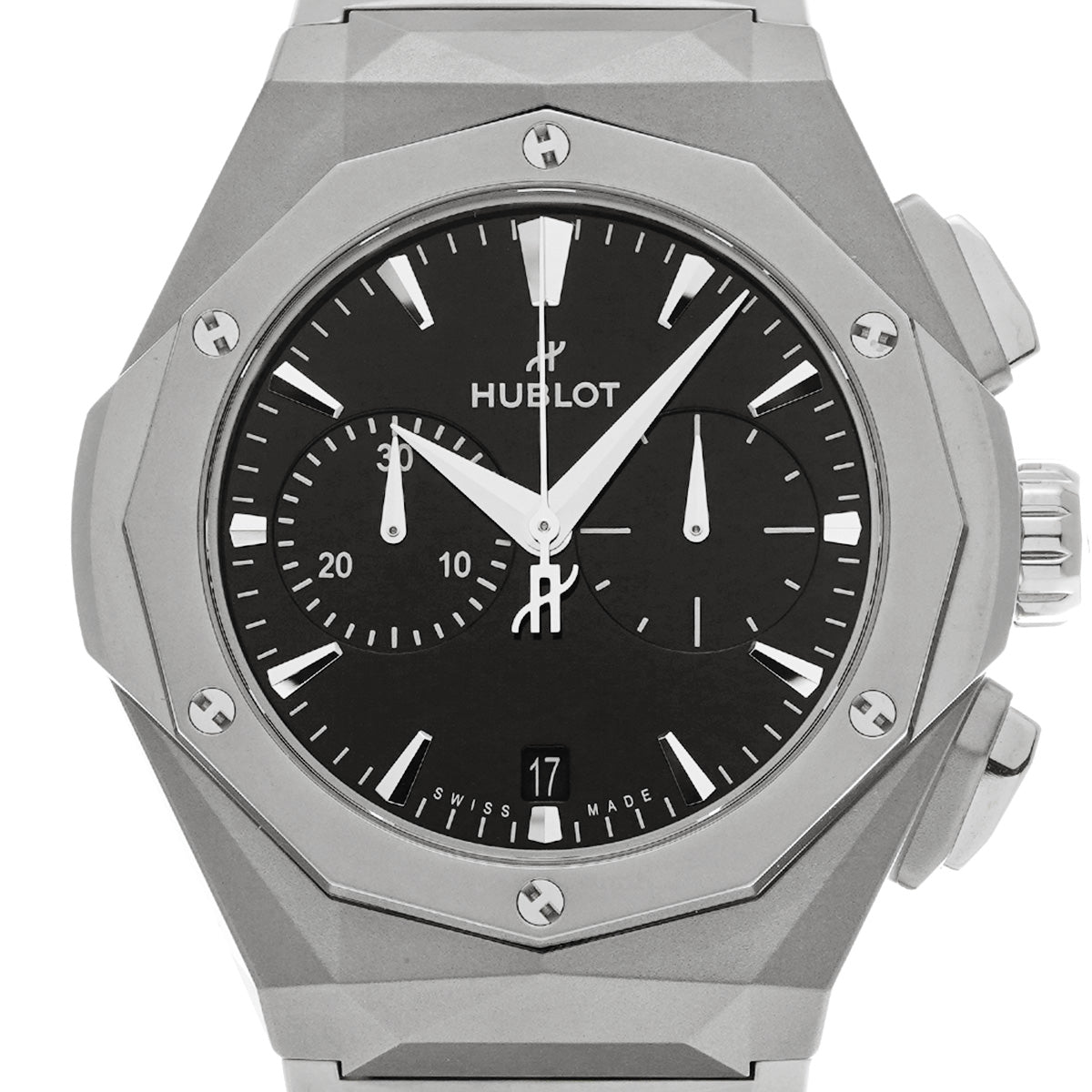 Classic Fusion Chronograph Orlinski Full Titanium 549.NI.1270.NI.ORL23 Black HUBLOT Men's [pre-owned]