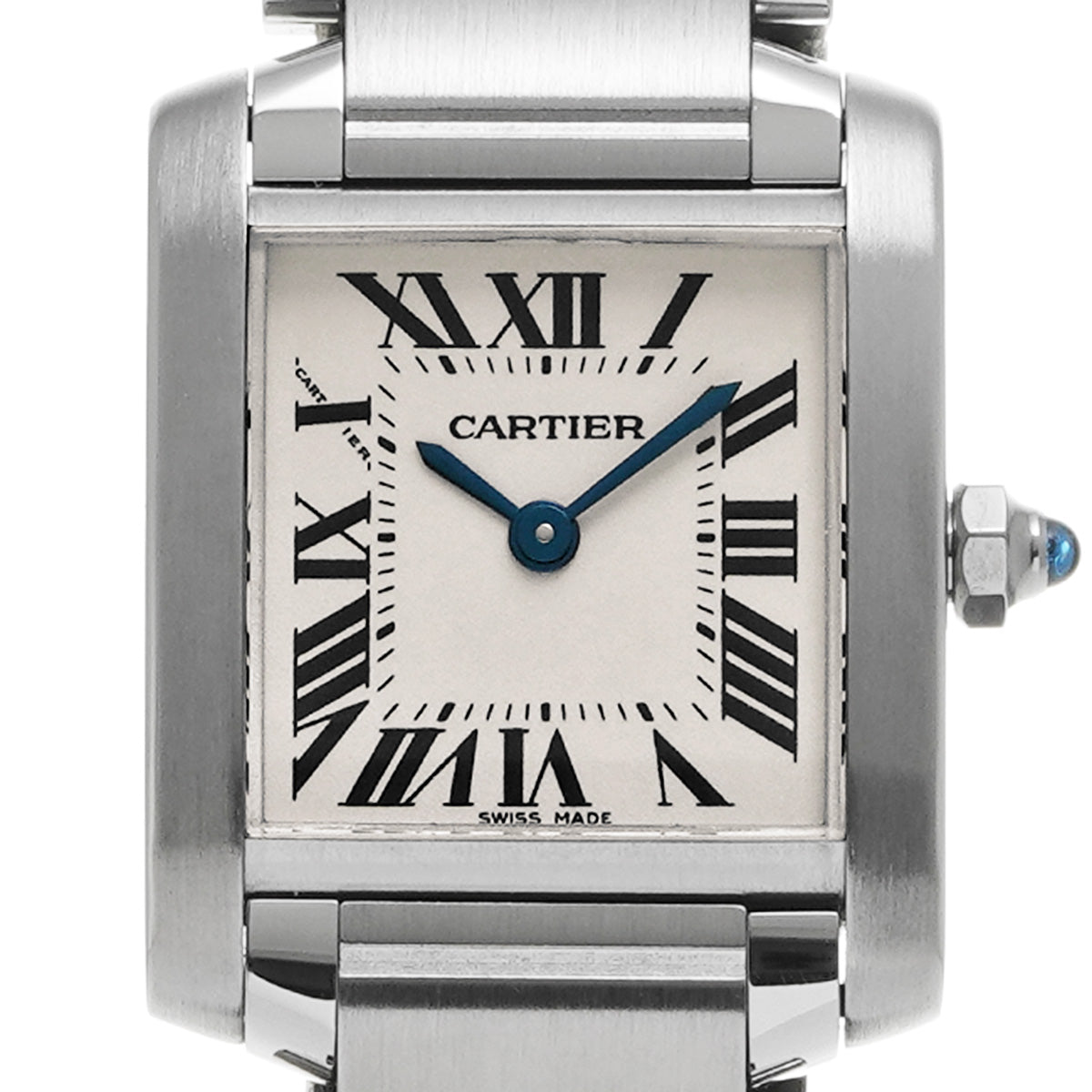 Tank Francaise SM W51008Q3 Silver CARTIER Ladies [Pre-owned]