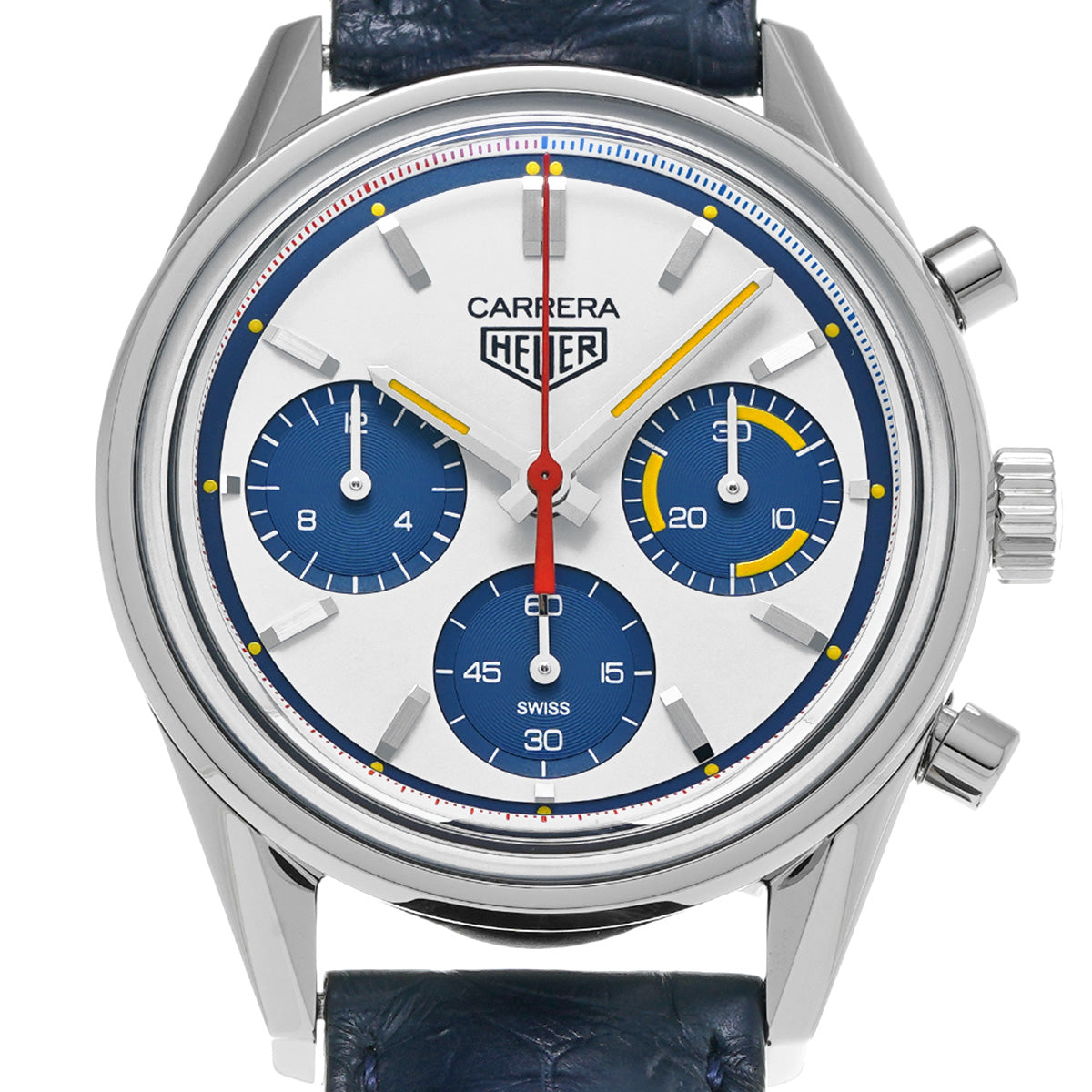 CARRERA CALIBRE HEUER 02 Chronograph 160th Montreal Limited edition of 1000 pieces CBK211C.FC6488 White/Blue TAG HEUER Mens [Pre-Owned].