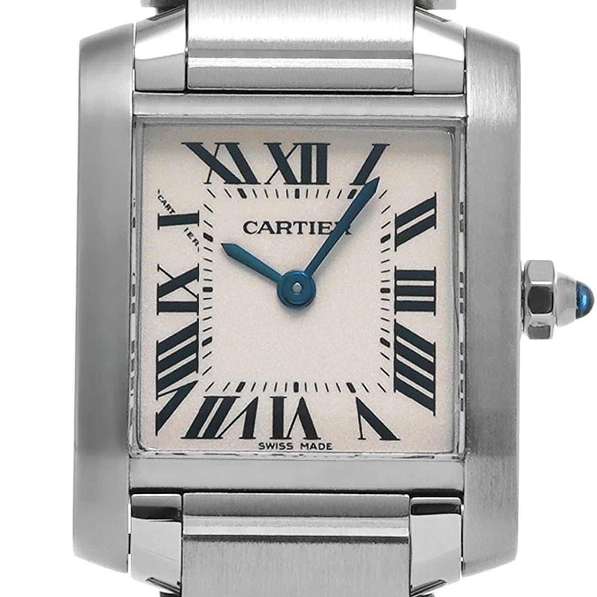 Tank Francaise SM W51008Q3 Silver CARTIER Ladies [Pre-owned]