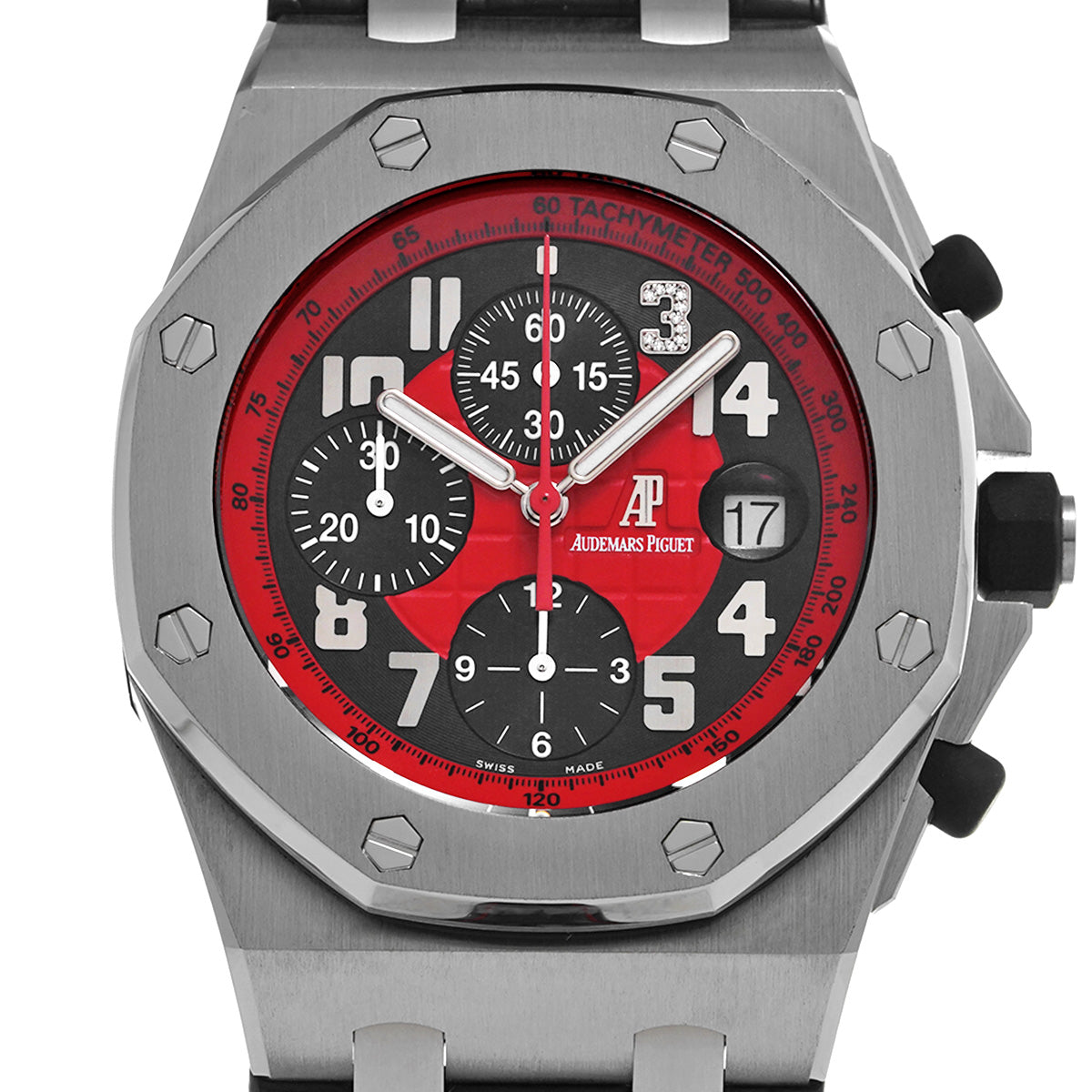 Royal Oak Offshore Chrono MASATO 26195ST.OO.D101CR.01 Black/Red AUDEMARS PIGUET Men's [pre-owned]