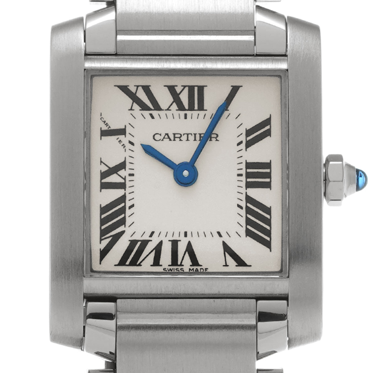 Tank Francaise SM W51008Q3 Silver CARTIER Ladies [Pre-owned]