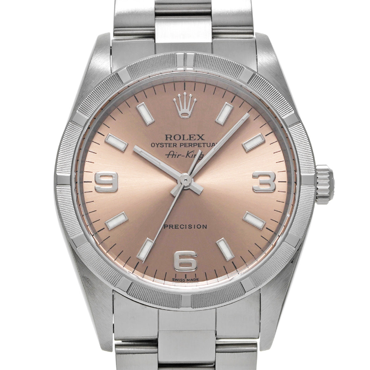 Air-King 14010 K (manufactured circa 2002) Pink ROLEX Men's [Pre-Owned].