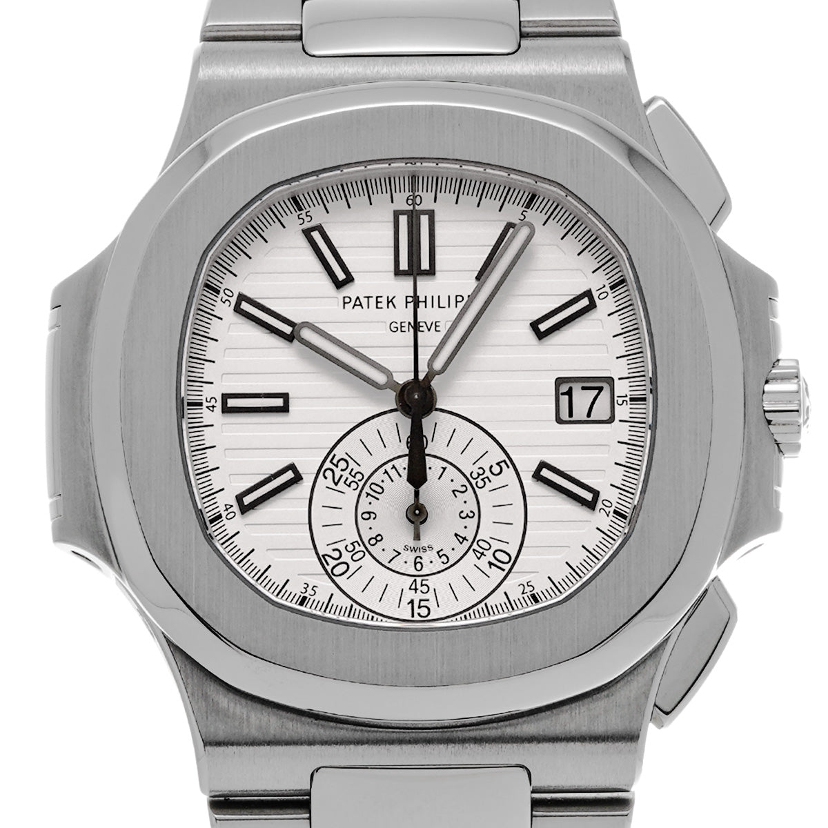 Nautilus Chronograph 5980/1A-019 White PATEK PHILIPPE Men's [Pre-Owned].