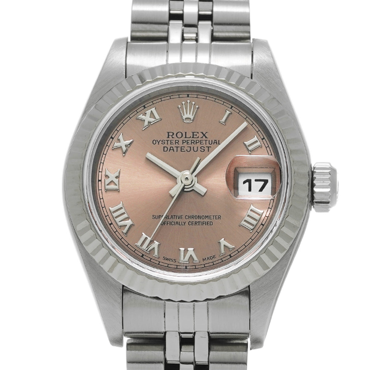 DATE JUST 79174 A (manufactured circa 1999) Pink ROLEX Ladies [Pre-Owned].