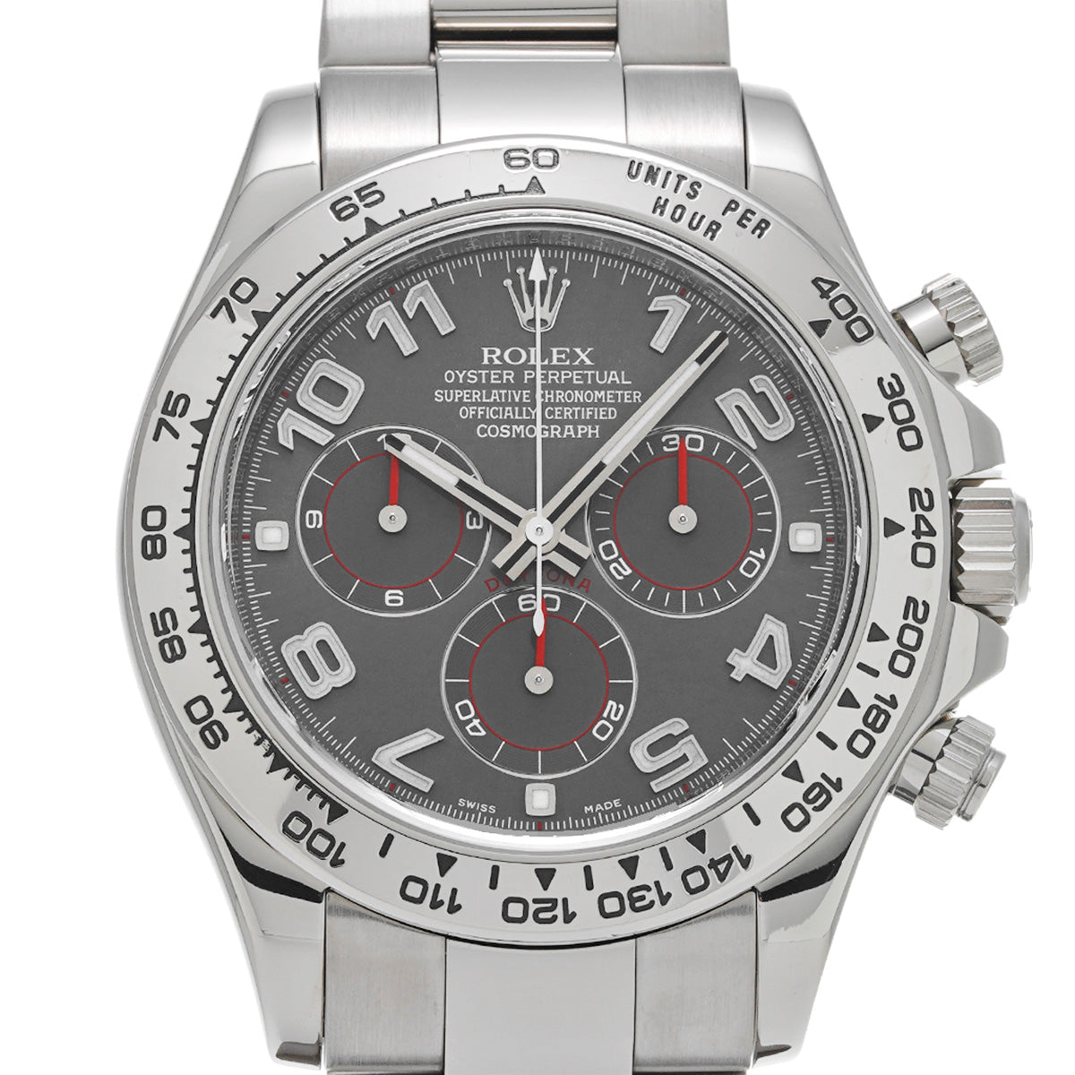 Cosmograph Daytona 116509 V (manufactured circa 2008) Gray ROLEX Men's [Pre-Owned].