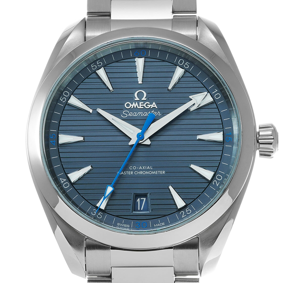 Seamaster Aqua Terra Co-Axial Master Chronometer 220.10.41.21.03.002 Blue OMEGA Men's [Pre-Owned].