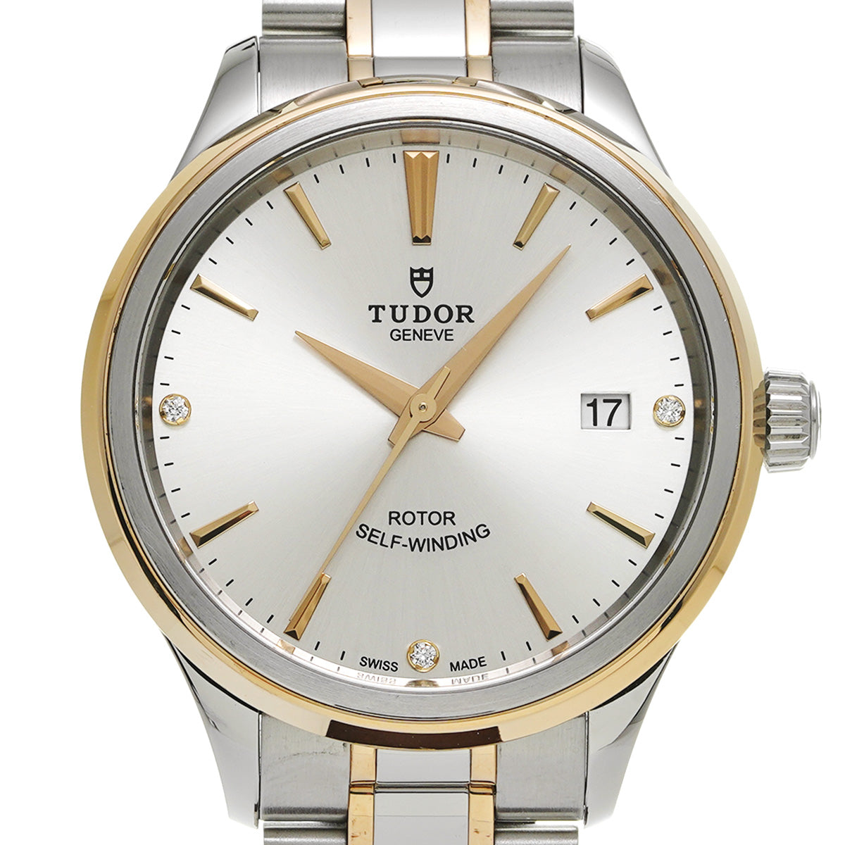 Style 12503 Silver/Diamond TUDOR Men's [Pre-Owned].
