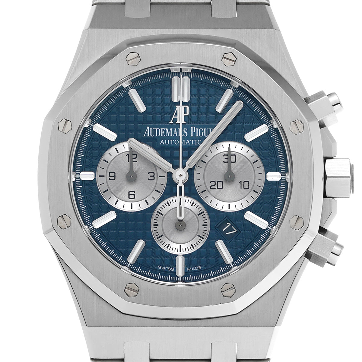 Royal Oak Chronograph 26331ST.OO.1220ST.01 Blue/Rhodium AUDEMARS PIGUET Men's [Pre-Owned]