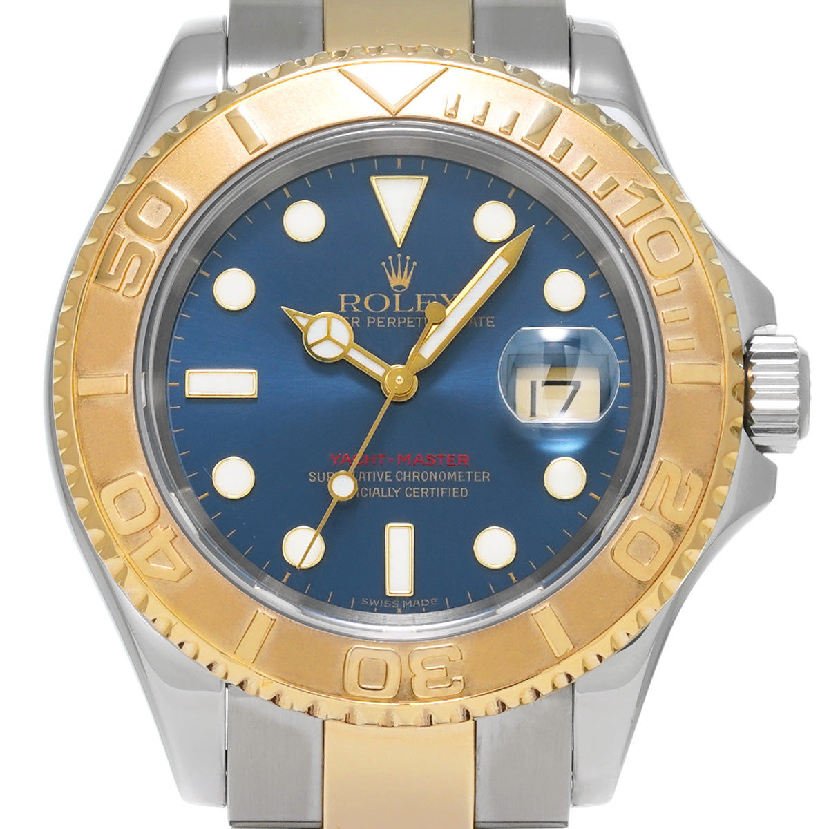 Yacht-Master 40 16623 D (manufactured circa 2005) Blue ROLEX Men's [Pre-Owned].