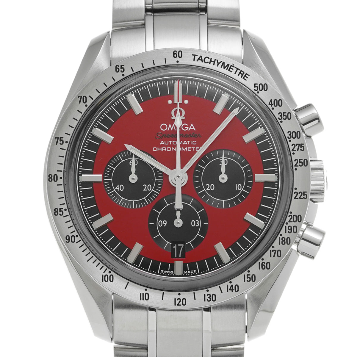 Speedmaster Legend Michael Schumacher 2005 3506.61 Red/Black OMEGA Men's [Pre-owned]