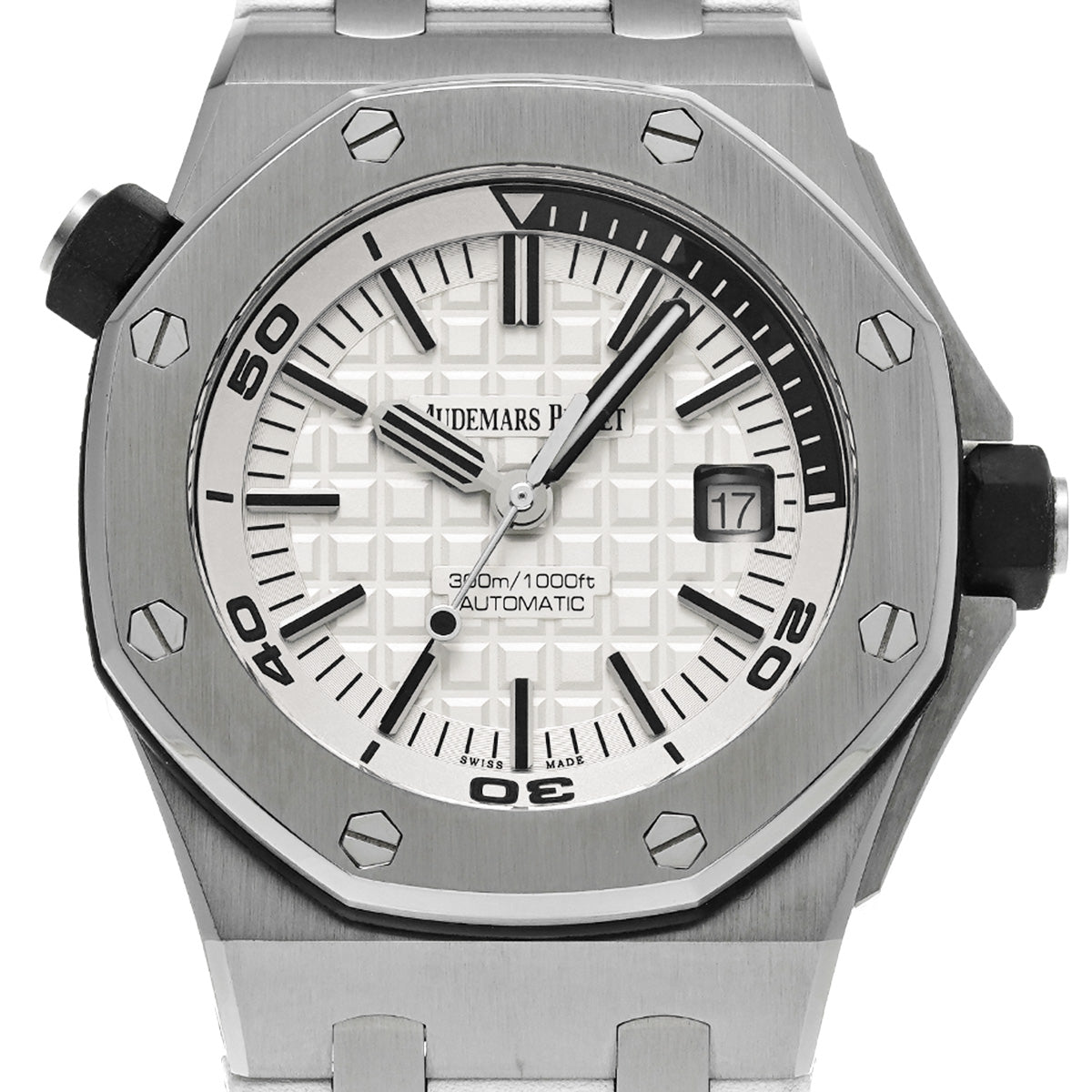 Royal Oak Offshore Diver 15710ST.OO.A010CA.01 White AUDEMARS PIGUET Men's [Pre-Owned]