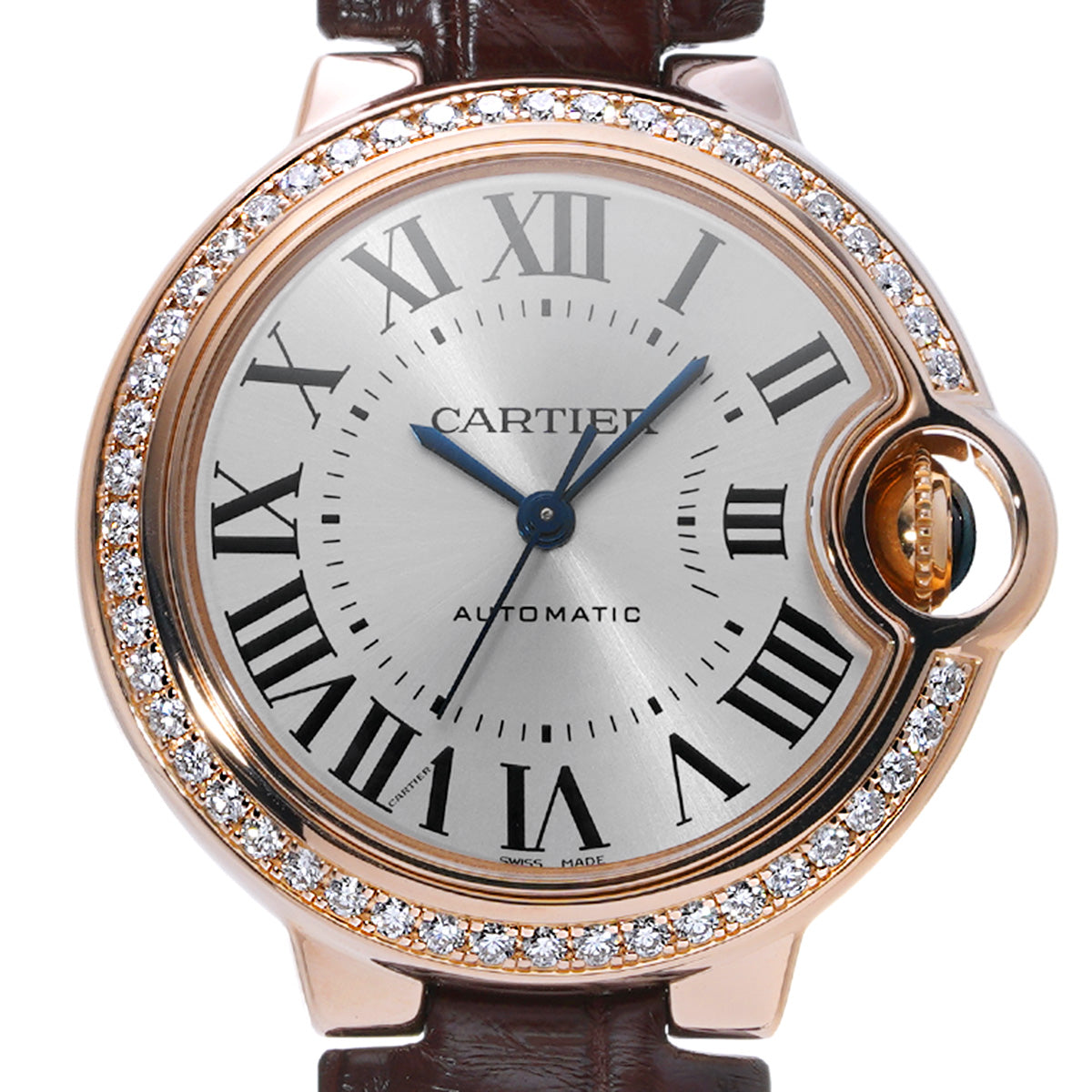 Ballon Bleu de Cartier 33mm WJBB0033 Silver CARTIER Ladies [Pre-owned]