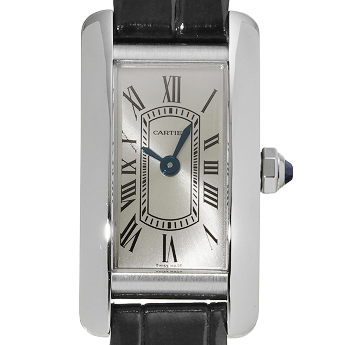 Tank American watch mini WSTA0081 Silver CARTIER Ladies [Pre-owned]