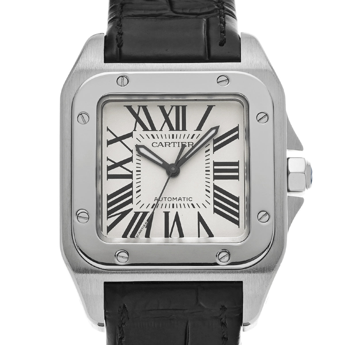 Santos 100 MM W20106X8 Silver CARTIER Unisex [Pre-owned]