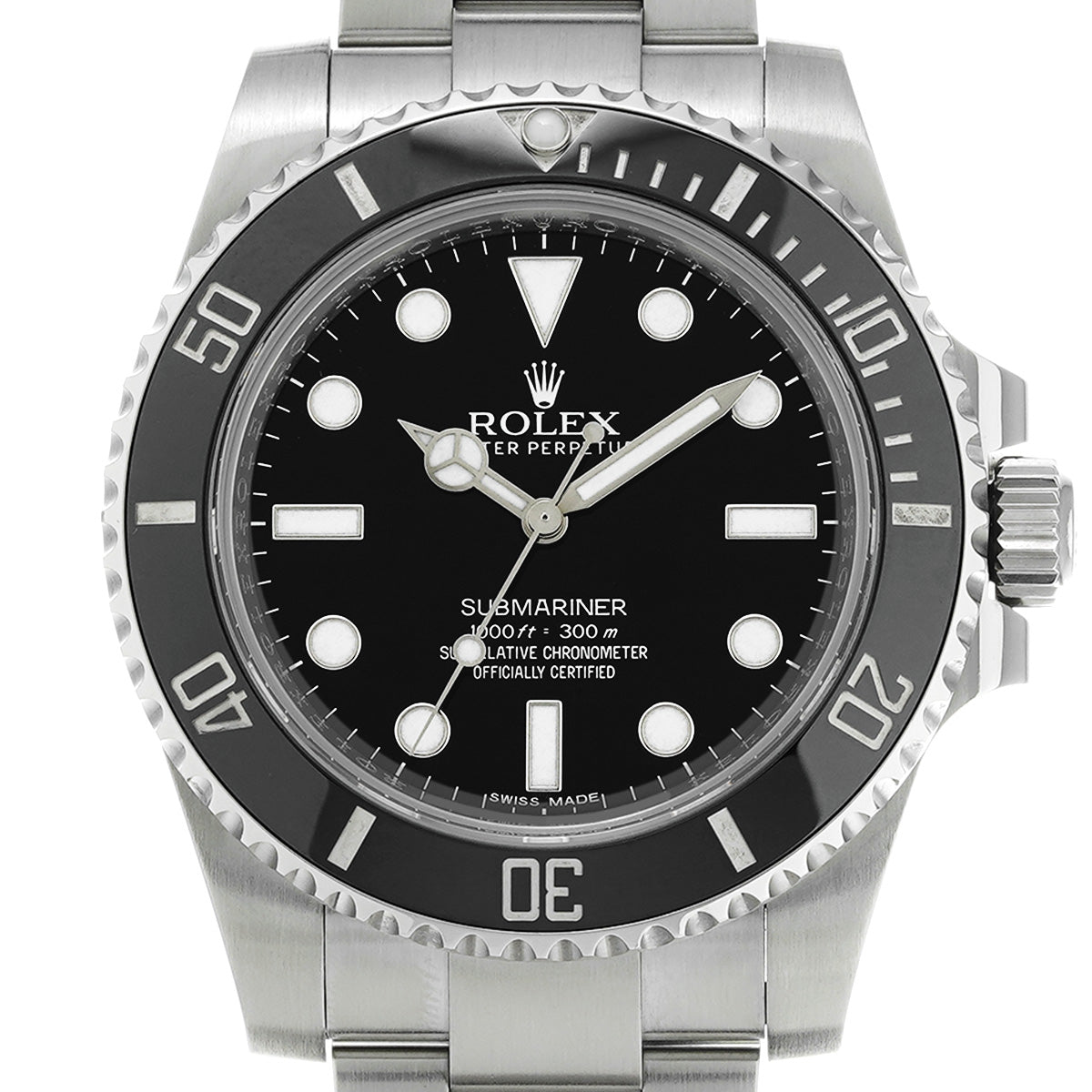 Submariner 114060 Random Serial Black ROLEX Men's [Pre-Owned].