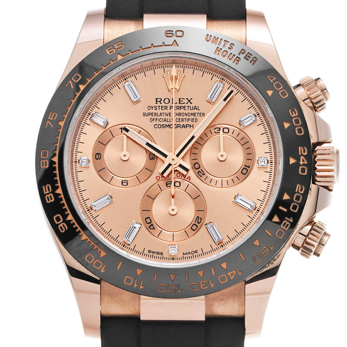 Cosmograph Daytona 116515LNA Random Serial Ros/Diamond ROLEX Men's [Pre-Owned].