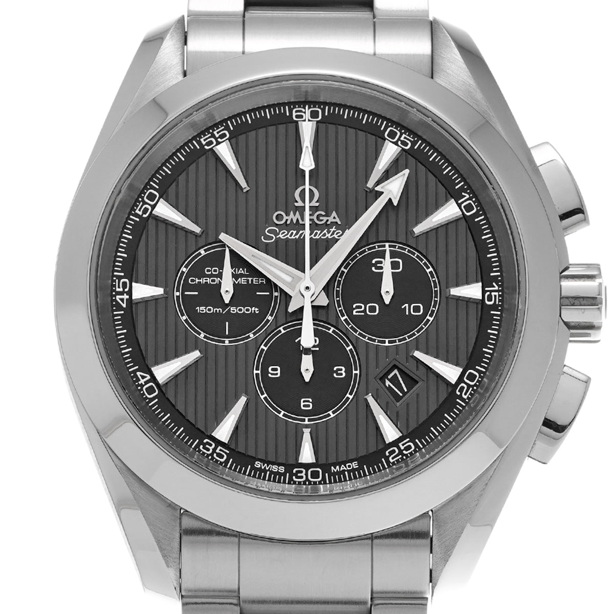 Seamaster Aqua Terra Co-Axial Chronograph 231.10.44.50.06.001 Gray/Black OMEGA Mens [Pre-owned]