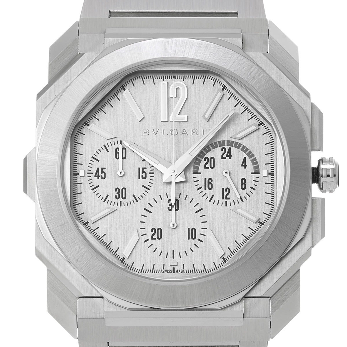 Octo Finissimo Chronograph BGO43SXT Silver BVLGARI Men's [Pre-Owned].