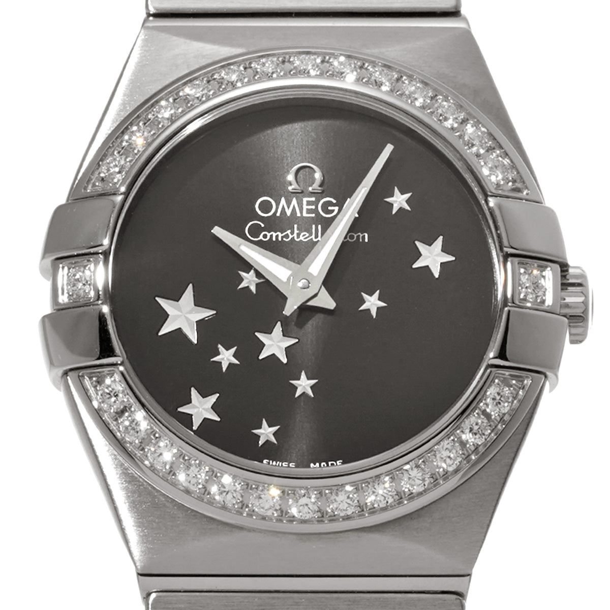 Constellation Quartz 123.15.24.60.01.001 Black OMEGA Ladies [Pre-owned].