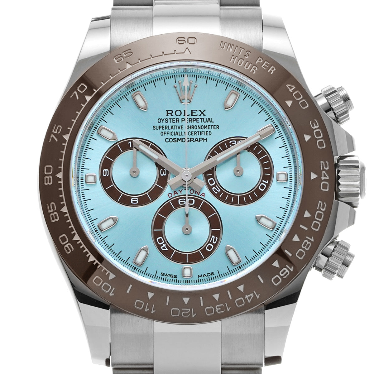 Cosmograph Daytona 116506 Random Serial Ice Blue/Chestnut Brown ROLEX Men's [Pre-Owned].