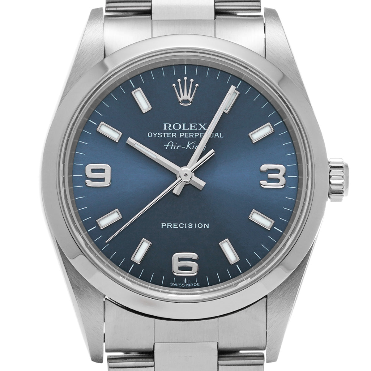 Air-King 14000M P (made around 2000) Blue ROLEX Men's [Pre-Owned].