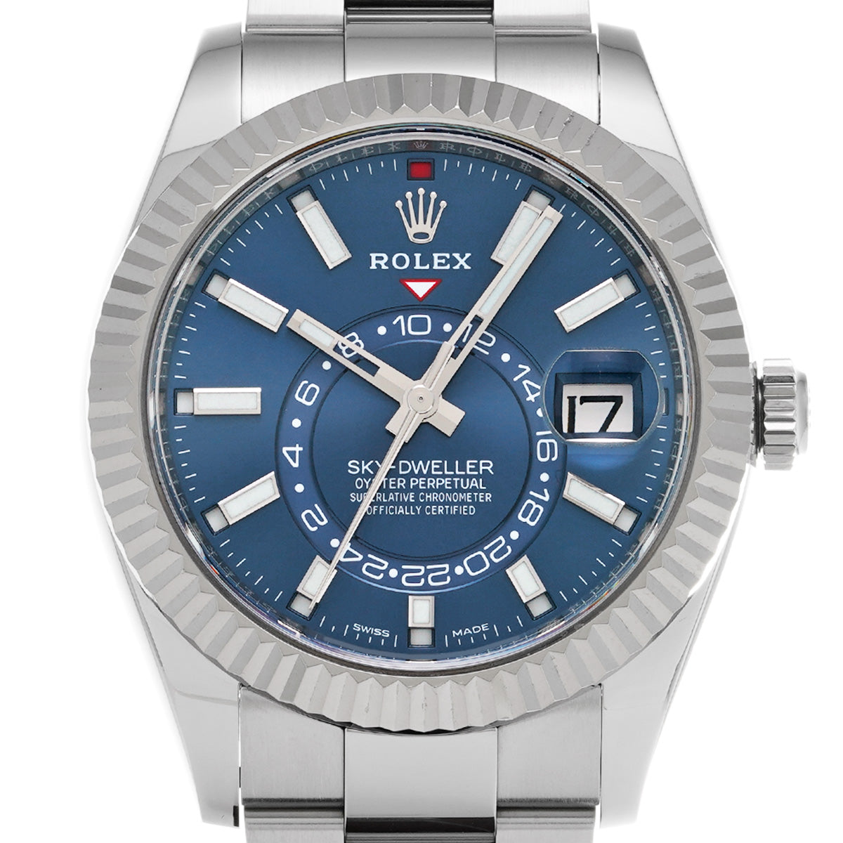 SKYDWELLER 326934 Random Serial Blue ROLEX Men's [Pre-Owned].