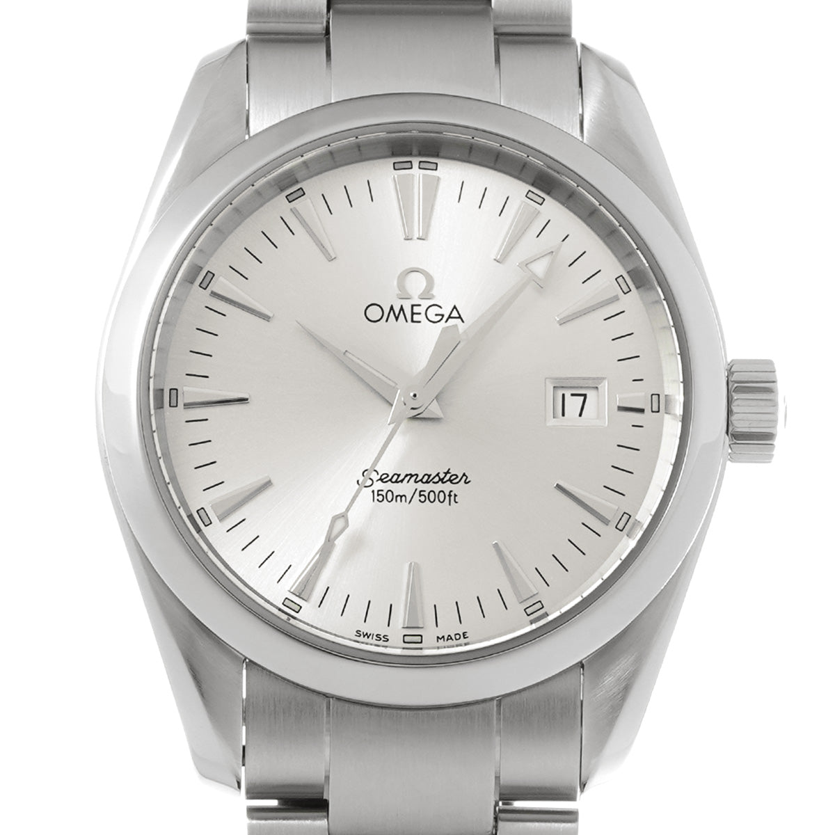 2518.30 Seamaster Aqua Terra Quartz Silver OMEGA Men's [Pre-owned]