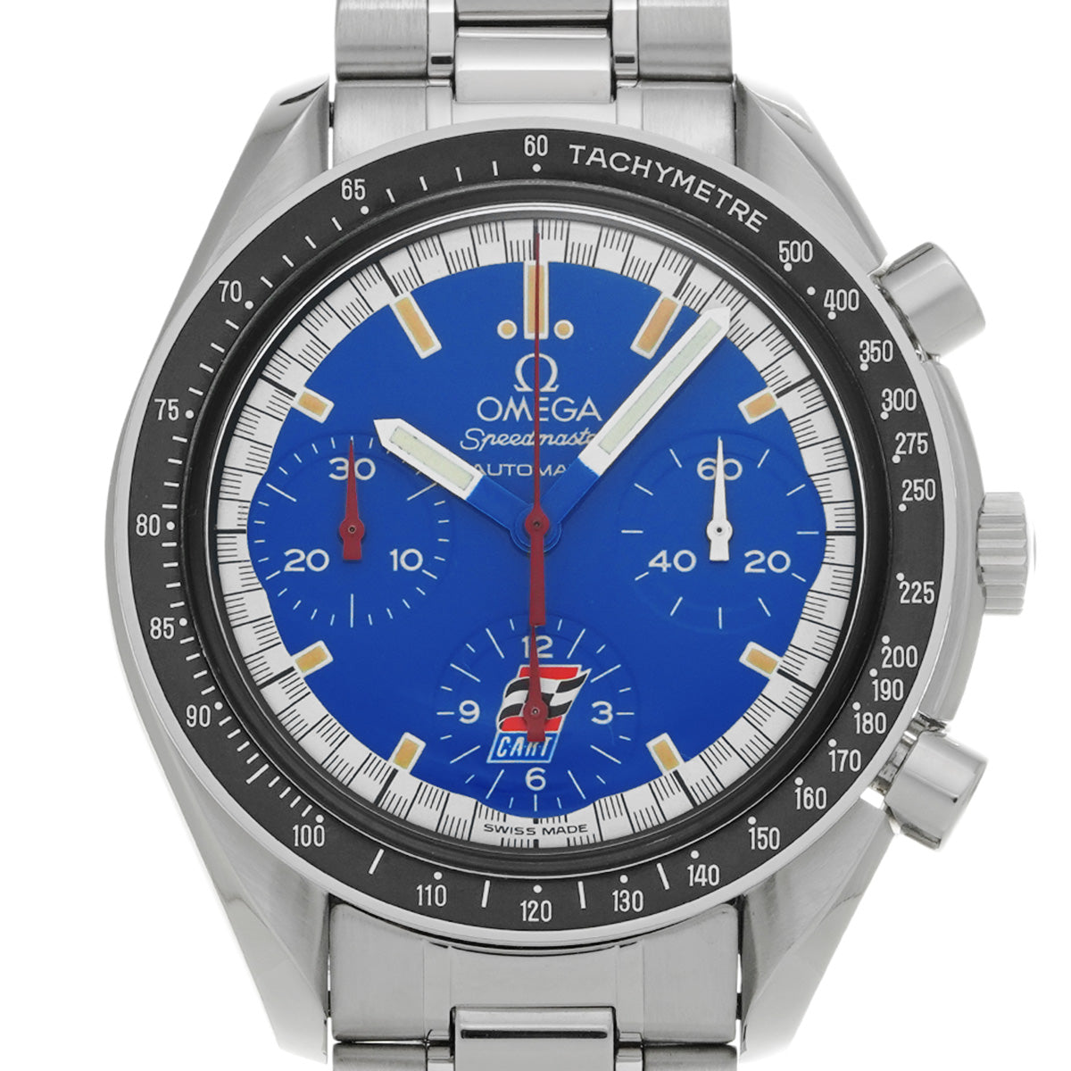 Speedmaster Racing Michael Schumacher 3510.80 Blue OMEGA Men's [Pre-Owned].