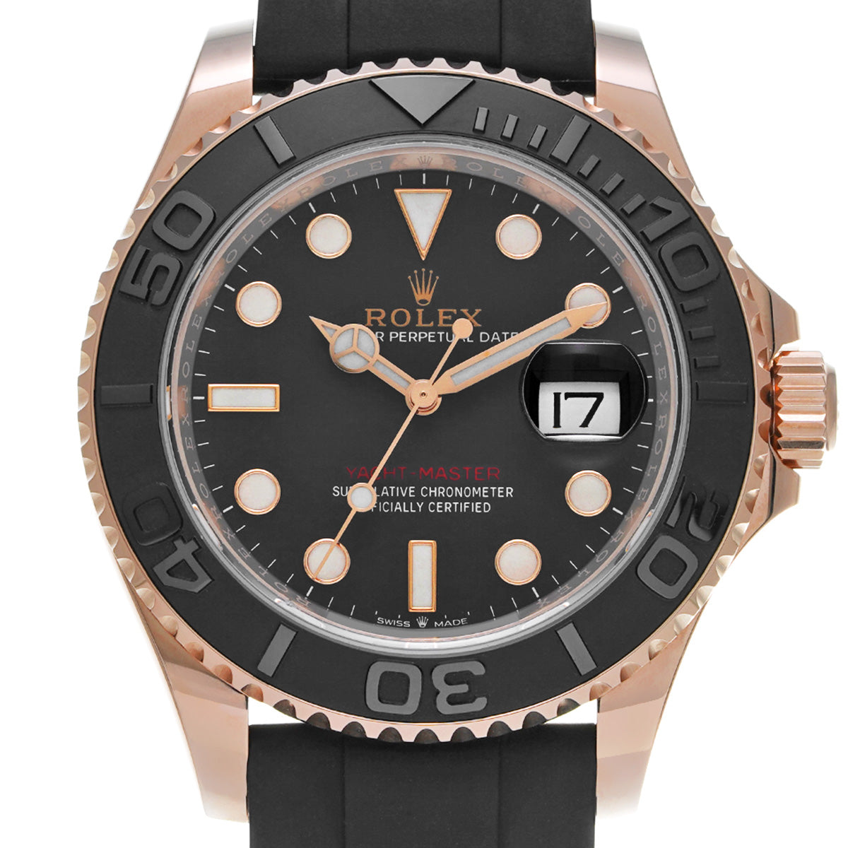 Yacht-Master 40 126655 Random Serial Black ROLEX Men's [Pre-Owned].