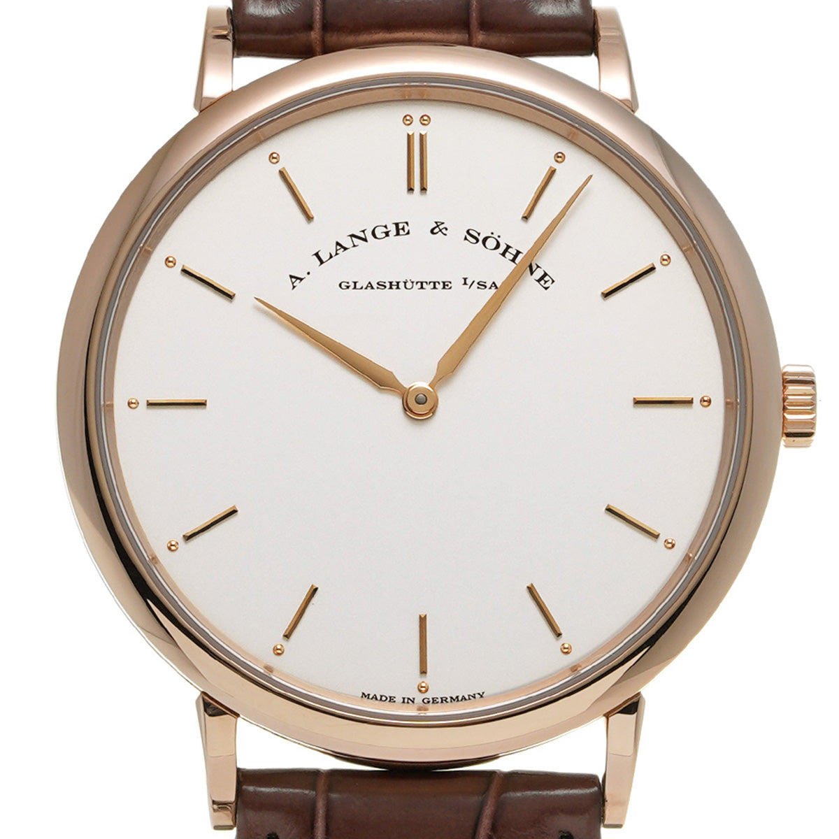 Saxonia Flach 211.032/LS2114AD Silver A. Lange &amp; Sohne Men's [pre-owned]