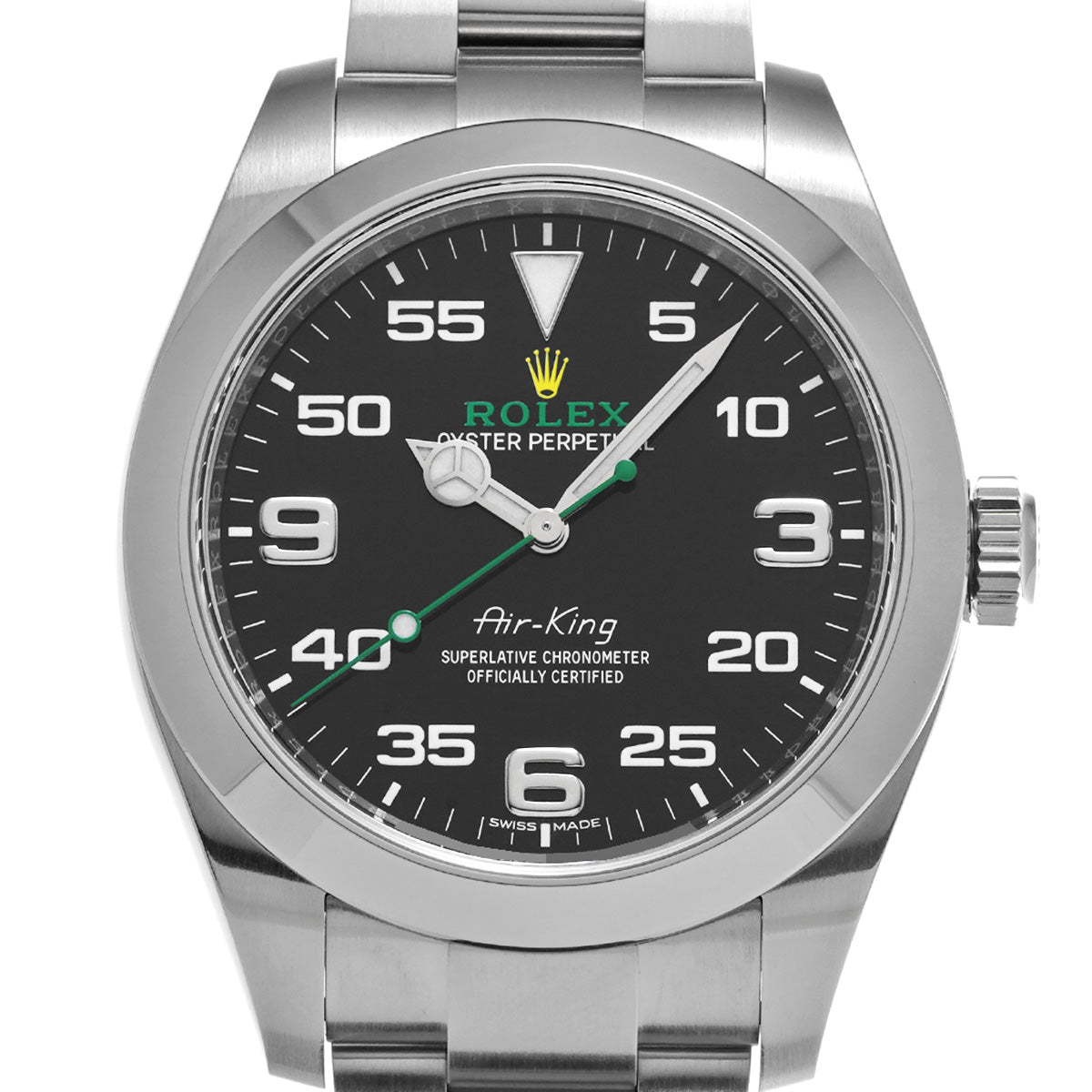 AIRKING 116900 Random Serial Black ROLEX Men's [Pre-owned].