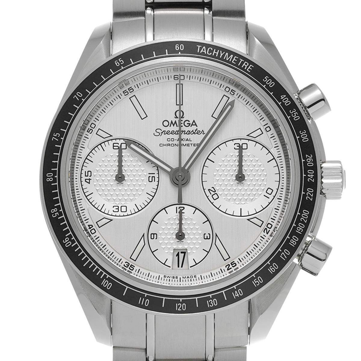 Speedmaster Racing Co-Axial 326.30.40.50.02.001 Silver OMEGA Men's [Pre-Owned].