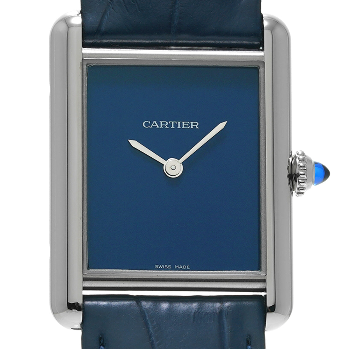 Tank Must LM WSTA0055 Blue Lacquer CARTIER Men's [Pre-Owned].