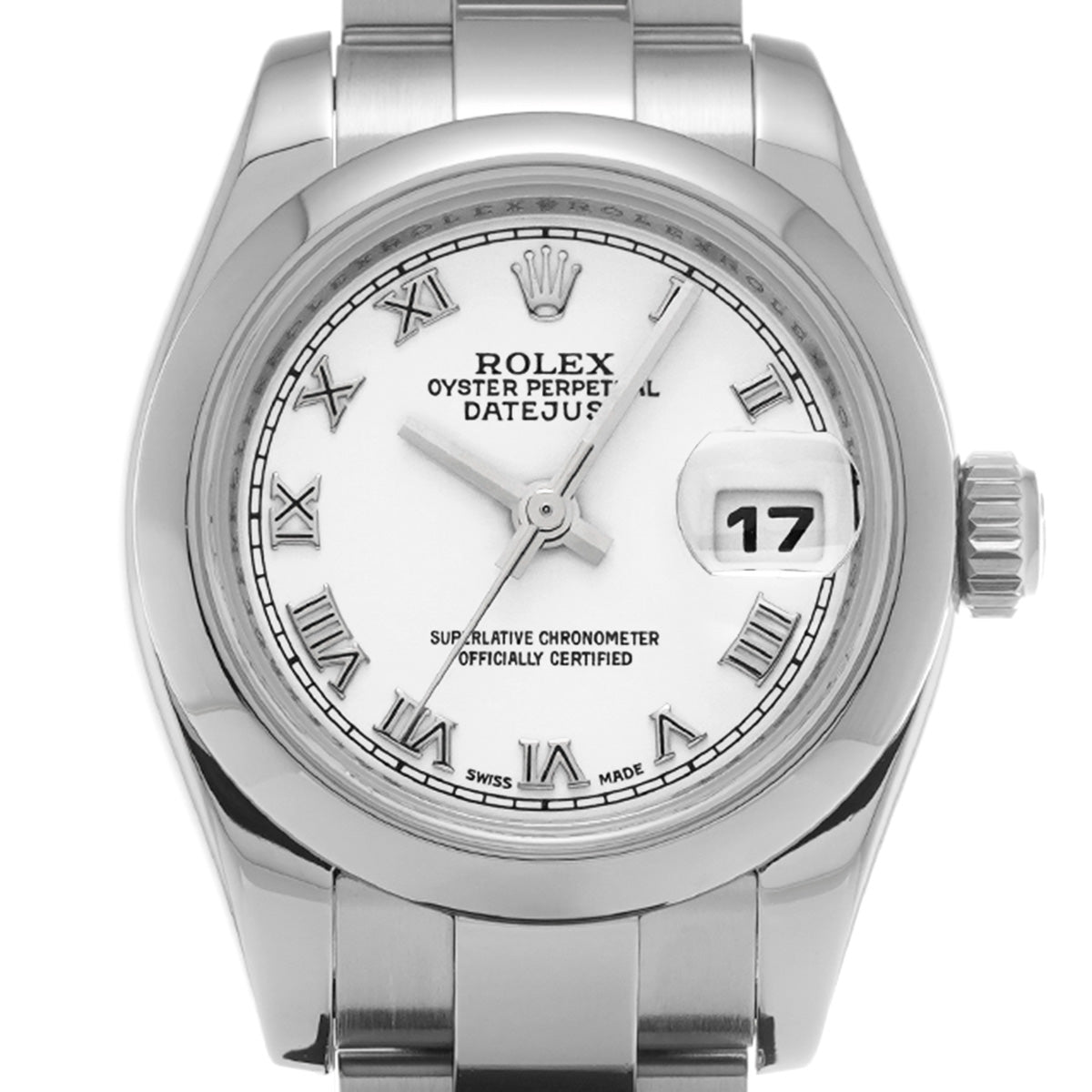 DATE JUST 179160 Z (made around 2007) White ROLEX Ladies [Pre-Owned].