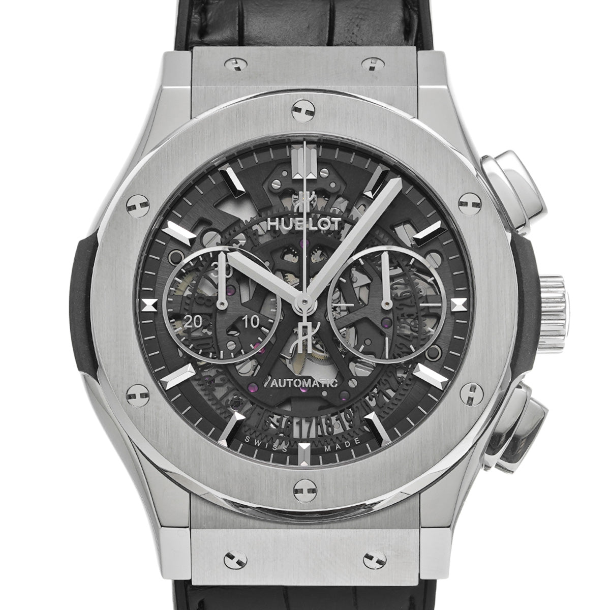 Classic Fusion Aerofusion Titanium 525.NX.0170.LR Skeleton HUBLOT Men's [Pre-Owned].