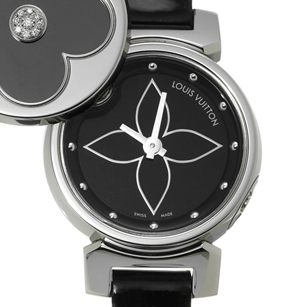 Tambour Bijoux Q151R Black LOUIS VUITTON Ladies [Pre-owned].