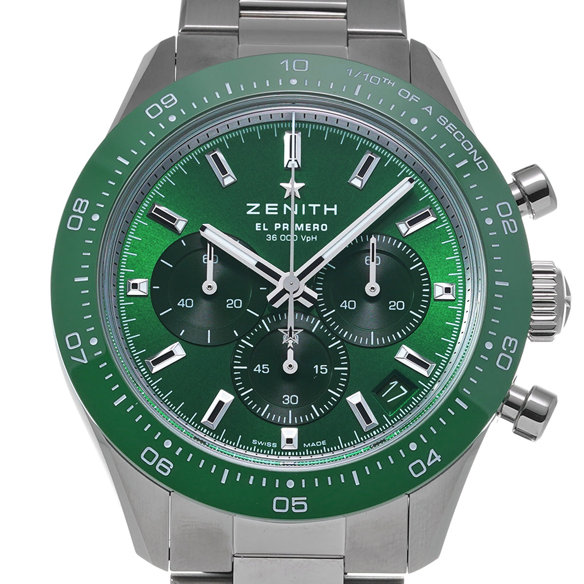 Chronomaster Sport Yoshida Special Edition 03.3107.3600/56.M3100 Green Lacquer ZENITH Men's [Pre-Owned].