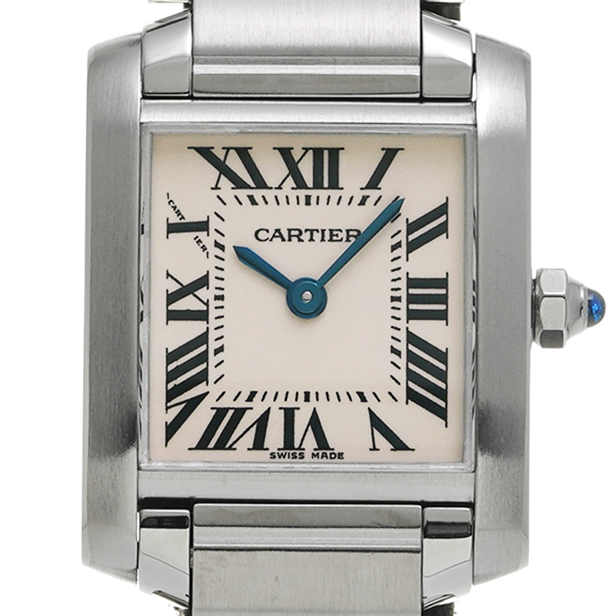 Tank Francaise SM W51008Q3 Silver CARTIER Ladies [Pre-owned]