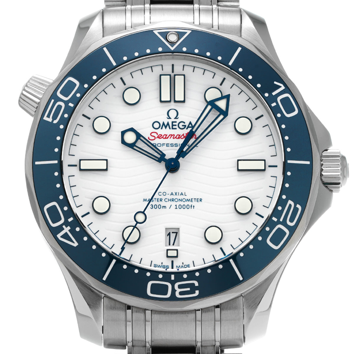 Seamaster Diver 300 Co-Axial Master Chronometer 2020 Tokyo Olympics 522.30.42.20.04.001 White OMEGA Mens [Pre-Owned].