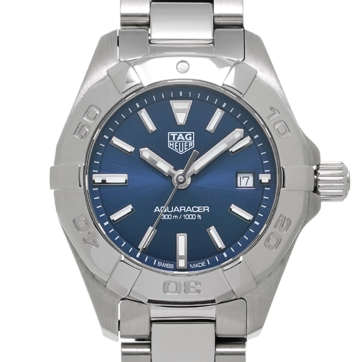 Aquaracer Quartz WBD1412.BA0741 Blue TAG HEUER Ladies [Pre-Owned]